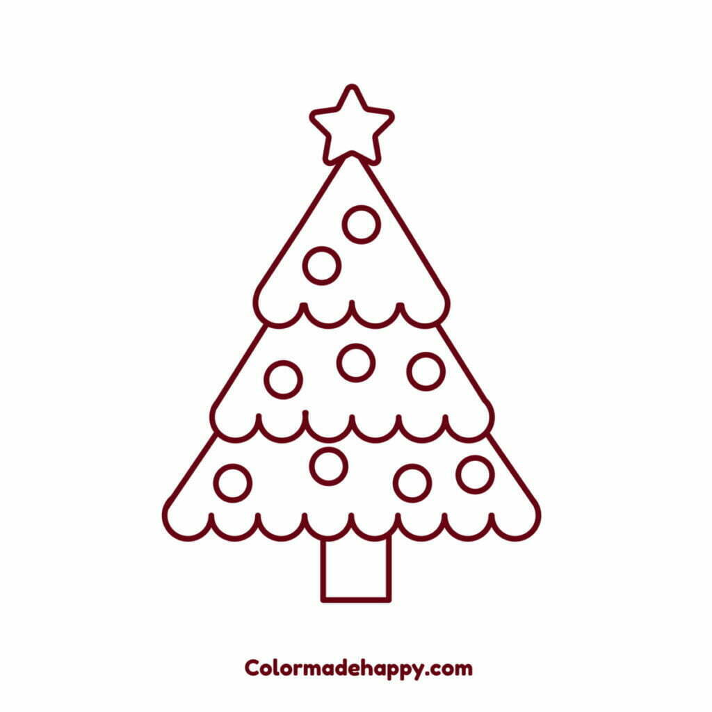 easy tree drawing