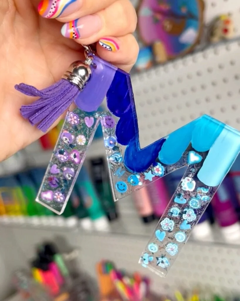 Acrylic Keychain Letter DIY