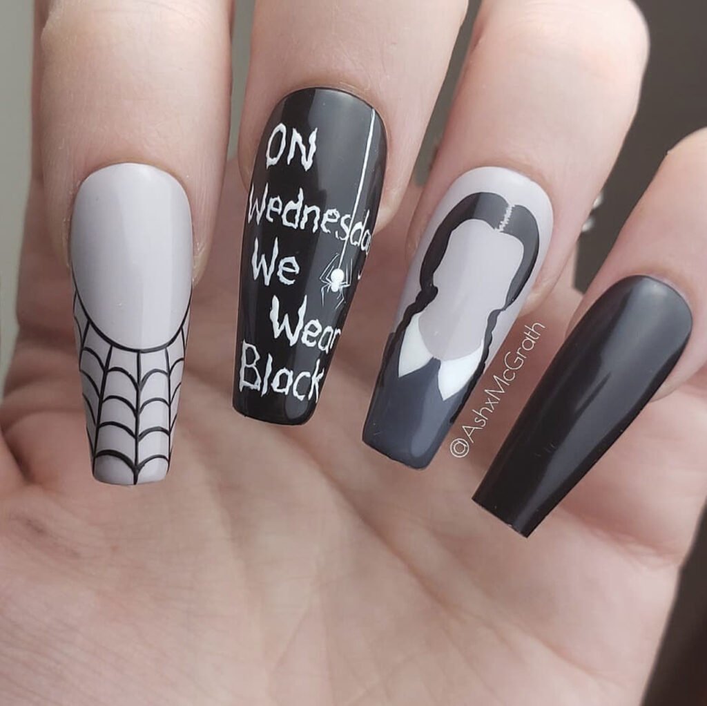 Addams Family NailsÂ
