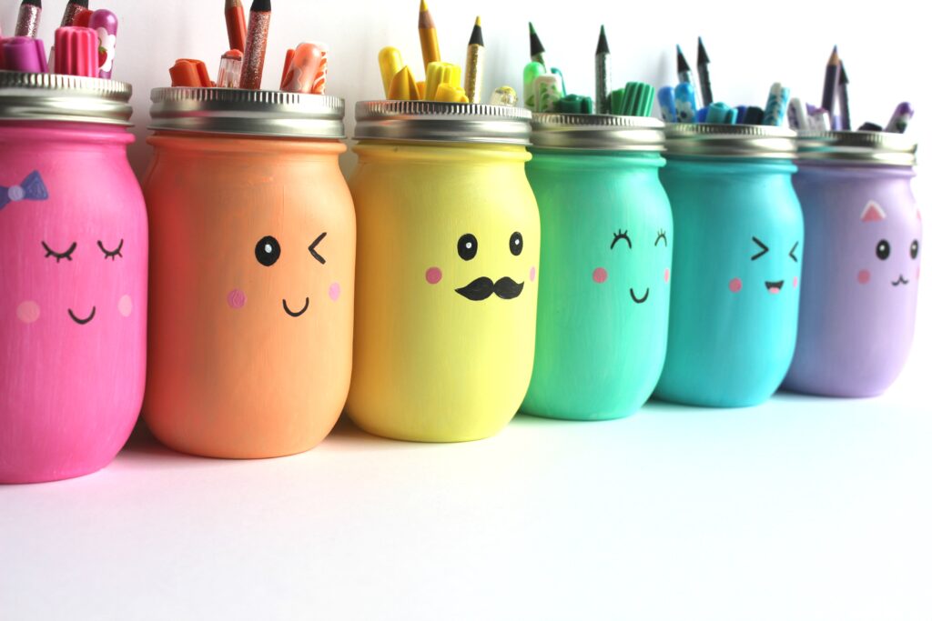 Painted Mason Jars