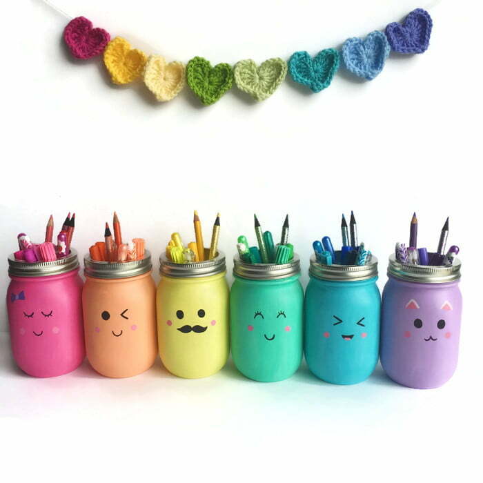 Painted Mason Jars